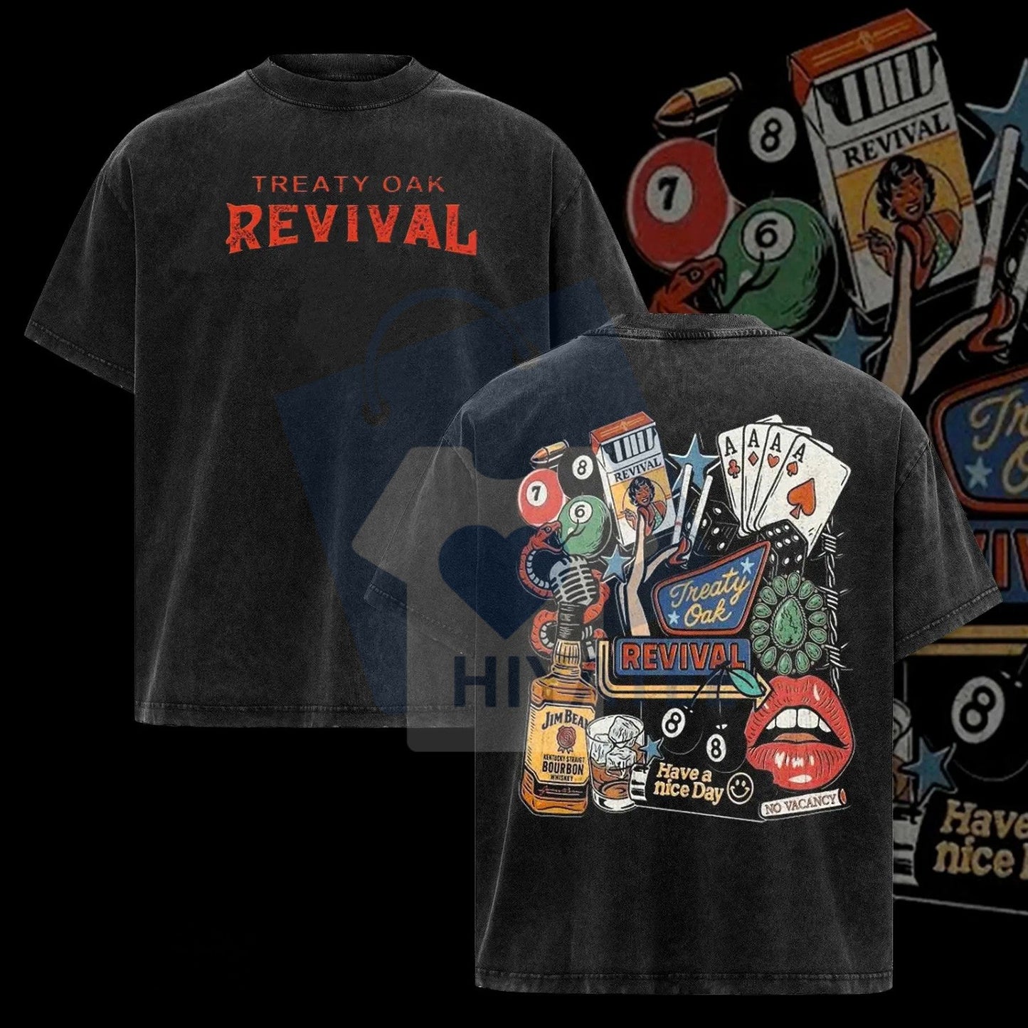 Treaty Oak Revival T-Shirt – Retro Rock Band Shirt, Vintage Music Graphic Tee