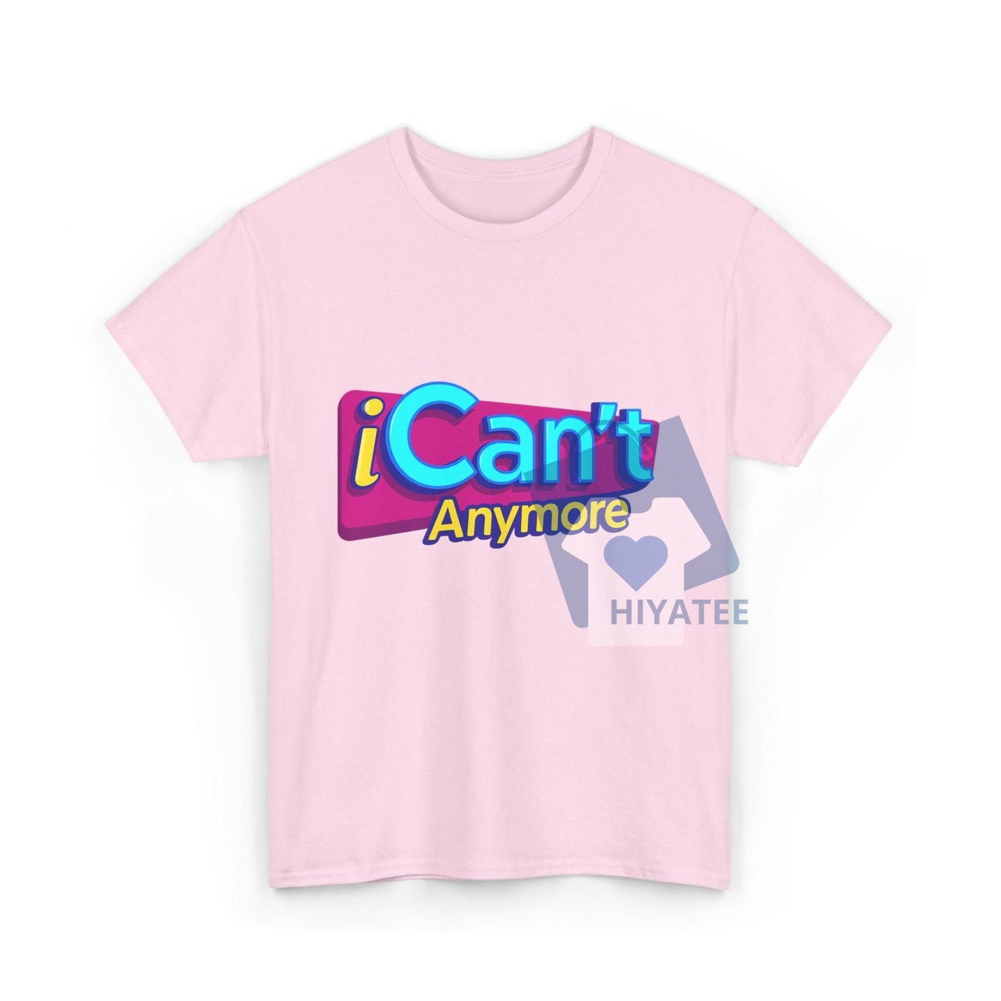 iCan't Anymore T-Shirt – iCarly Meme Tee, Gen Z Burnout Humor, Y2K Aesthetic Shirt