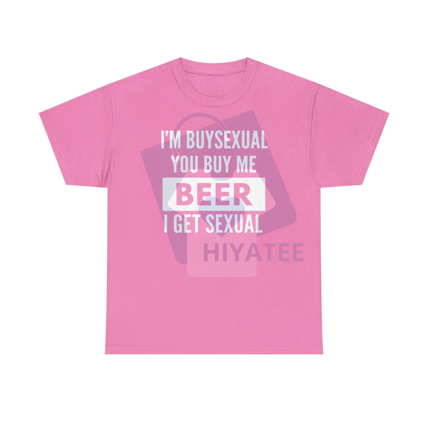 "I'm Buys*xual" Unisex Heavy Cotton Tee – Funny Beer Shirt | Bar Gift for Men & Women