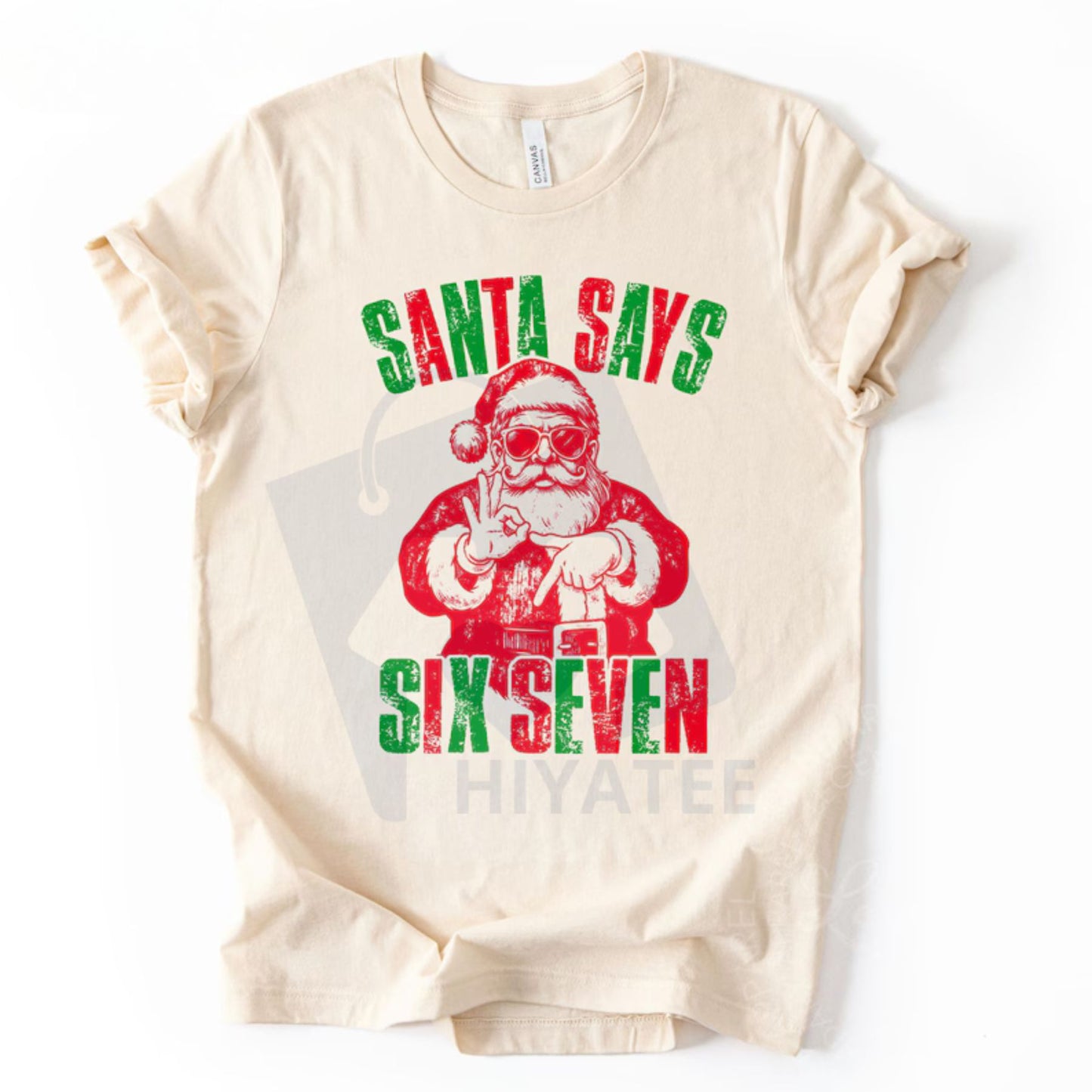 Santa Six Seven Shirt – 67 Trend Christmas Tee Shirt | Funny Holiday Meme
