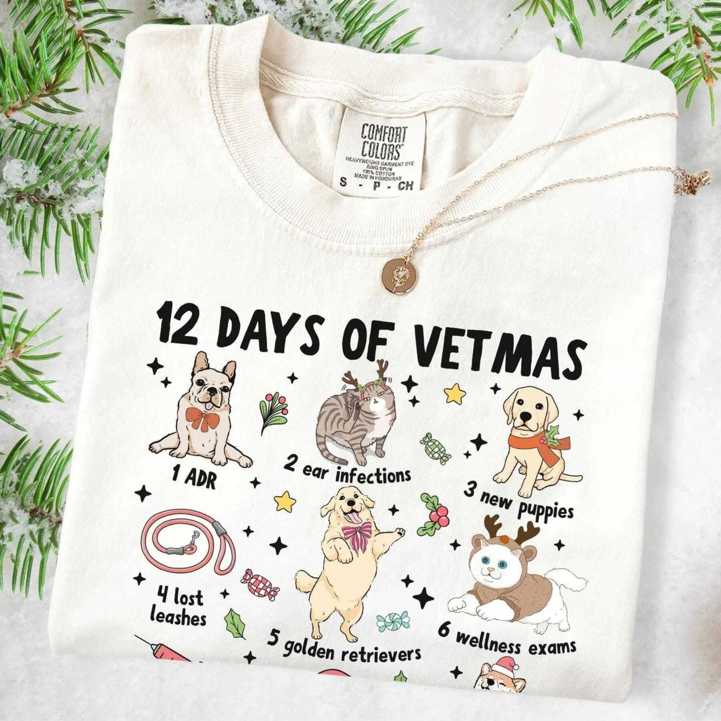 Christmas Veterinarian Shirt – Festive Vet Tech & Animal Doctor Holiday Apparel