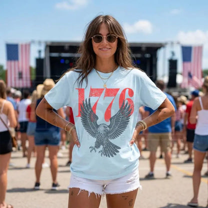 Retro 1776 Bald Eagle 250th Anniversary Shirt – American 4th of July USA Independence Day Tee