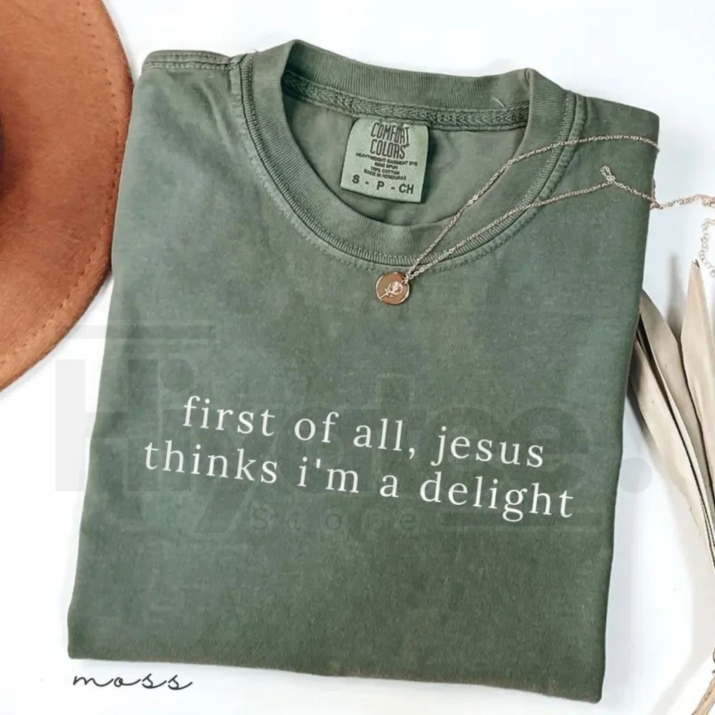 Comfort Colors® Jesus Thinks I'm A Delight Shirt – Funny Sarcastic Christian Women Tee