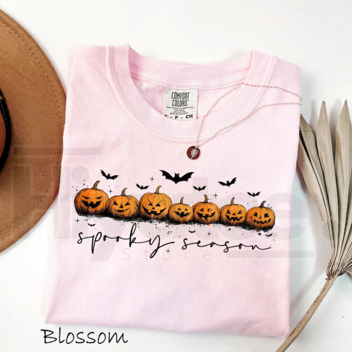 Comfort Colors Spooky Season Pumpkins Halloween Ghost Pumpkin Bat Shirt