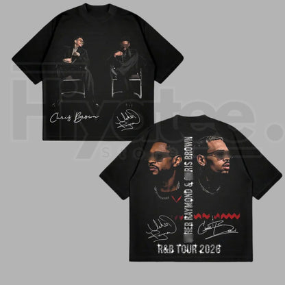 The R&B Tour 2026: Raymond & Brown" – Urban Soul Graphic Top