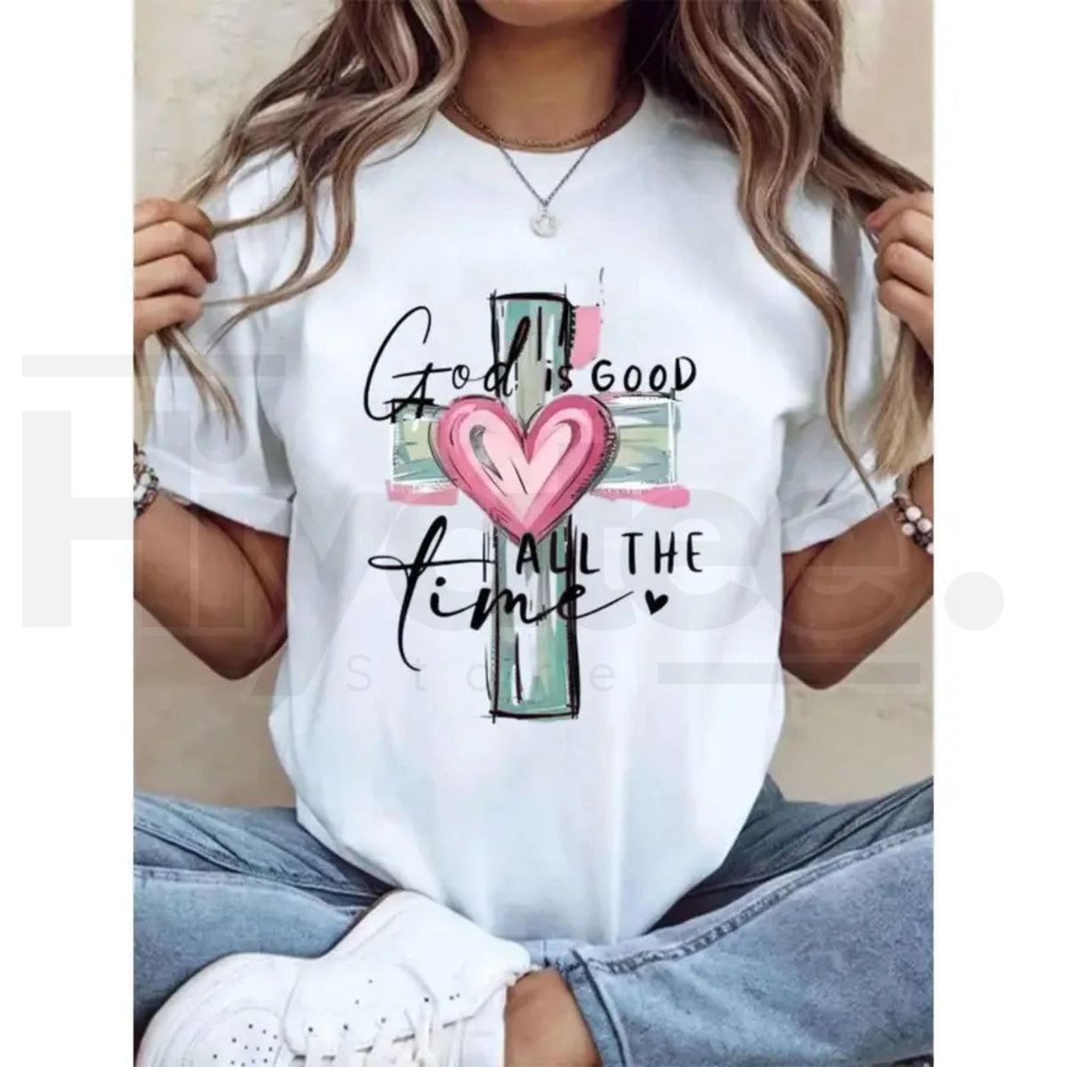 God Is Good Christian T-Shirt – Faith Based Short Sleeve Streetwear Graphic Tee