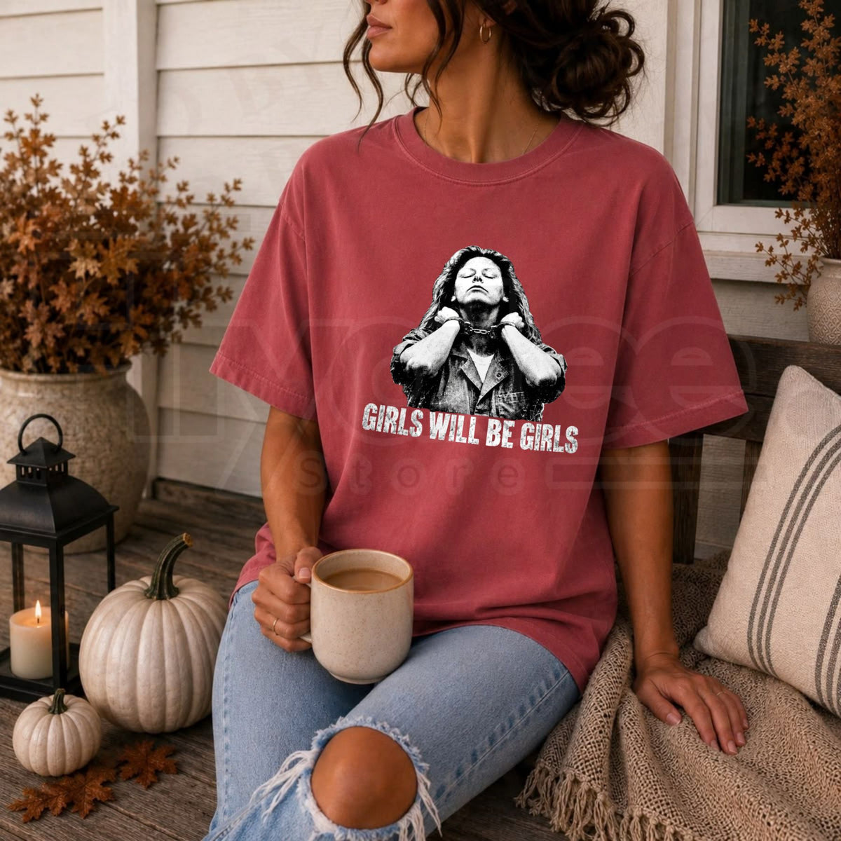 Comfort Colors Aileen Wuornos Girls Will Be Girls Tee