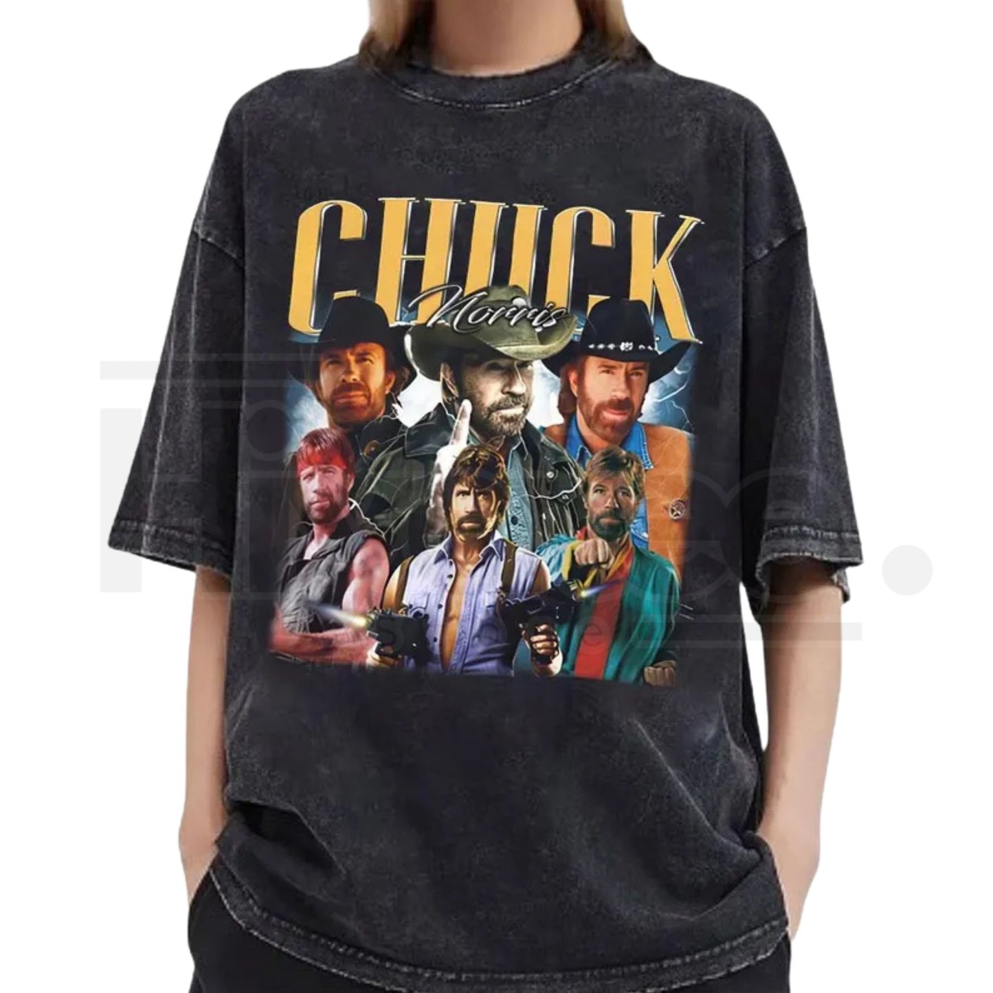 Comfort Colors® Chuck Norris Memorial Shirt – Legends Never Die Vintage Bootleg Graphic Tee