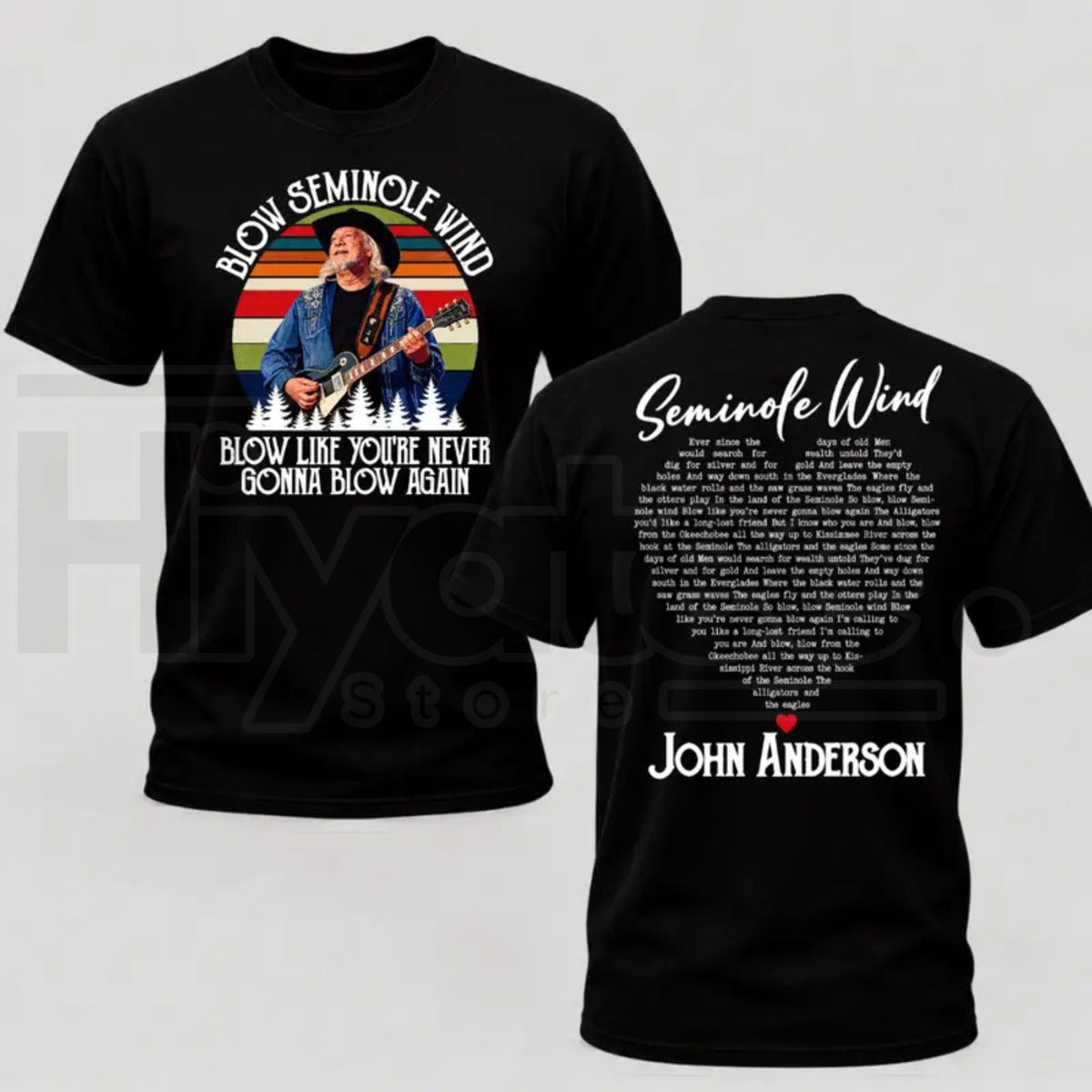 RIP John Anderson Seminole Wind T-Shirt – 1954-2026 Memorial Country Music Graphic Tee