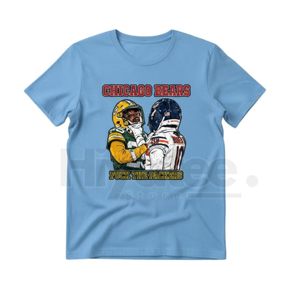 "Chicago Bear Rivalry Clash" T-Shirt – Hard-Hitting Football Fan Gear