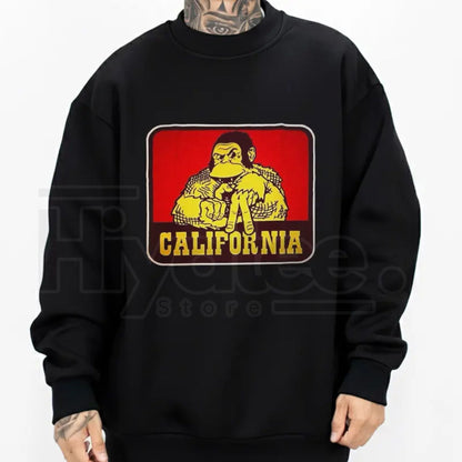 "California Monkey LA" – Chicano Style Streetwear Unisex Graphic Top