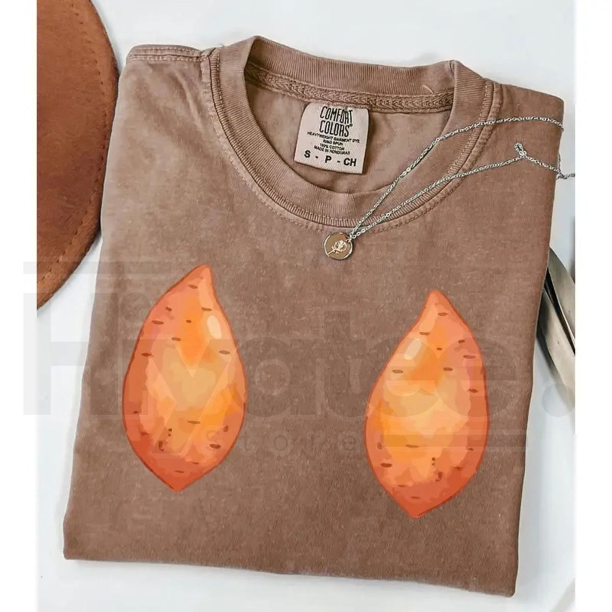 Comfort Colors Funny Sweet Potato Couples Thanksgiving Tee