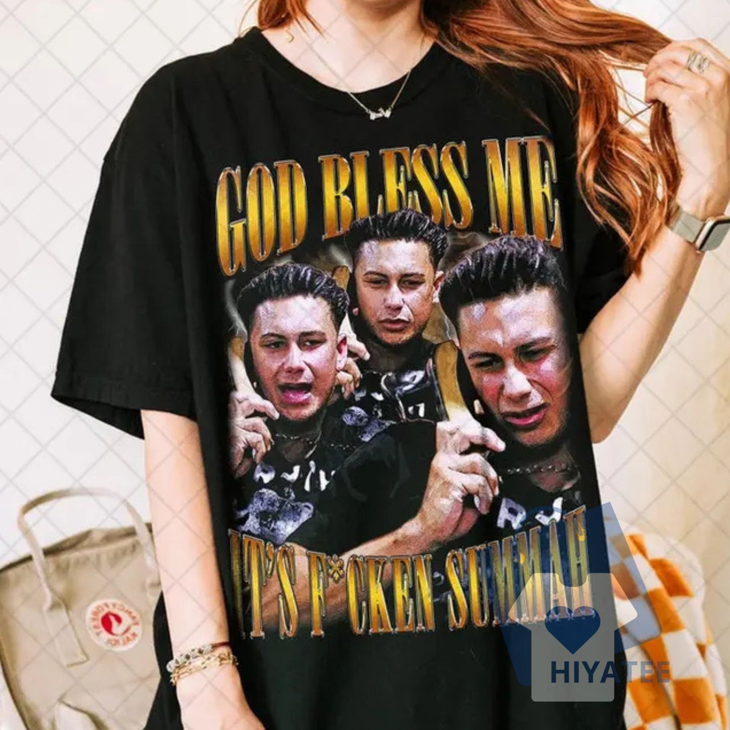 God Bless Me It’s F*cken Summah Shirt – Funny Retro 90s Summer Tee, Comfort Colors Bootleg Meme T-Shirt