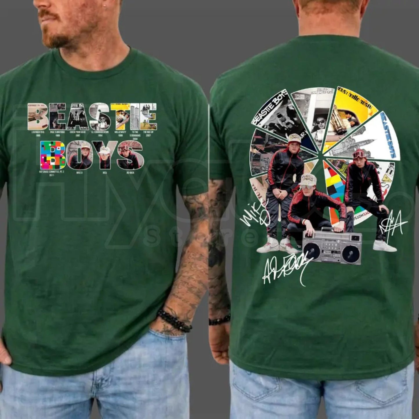 Beastie Boys Vintage Album T-Shirt – 90s Hip Hop Rap Streetwear Tee
