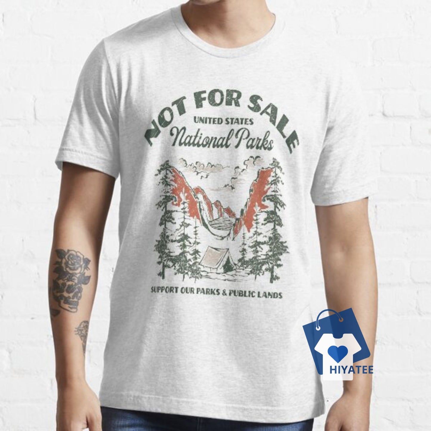 National Parks "NOT FOR SALE" Retro Graphic Tee – Protect Our Public Lands