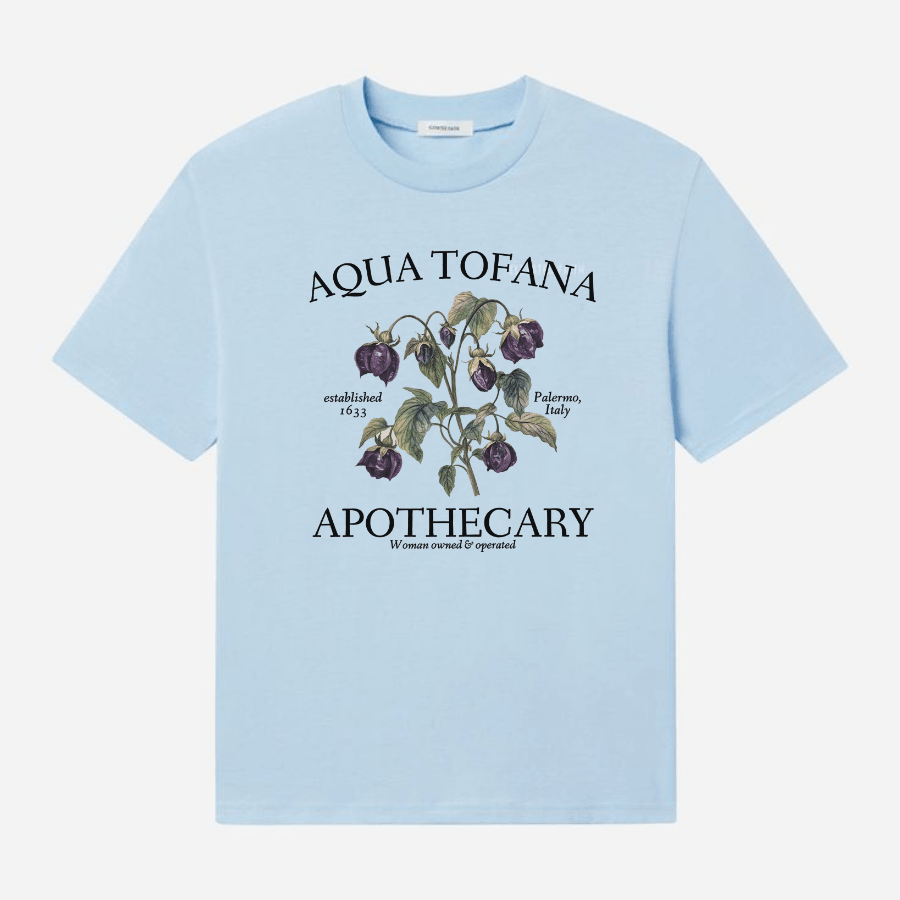 Vintage Aqua Tofana Shirt, Aqua Tofana Apothecary Shirt, Gift For Men And Women - Hiyatee