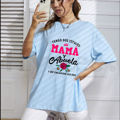 "Tengo Tanto Tiempo Mama y Abuela" – Humorous Spanish Grandma Graphic Top