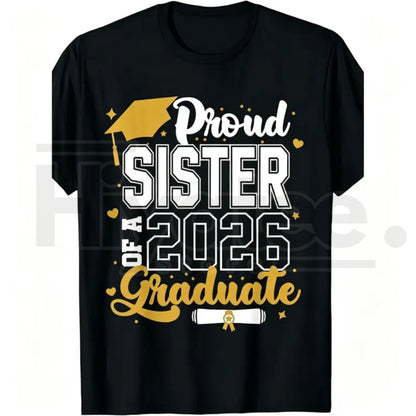 "Proud Mom of a 2026 Senior" – Class of 2026 Graduation Graphic Top