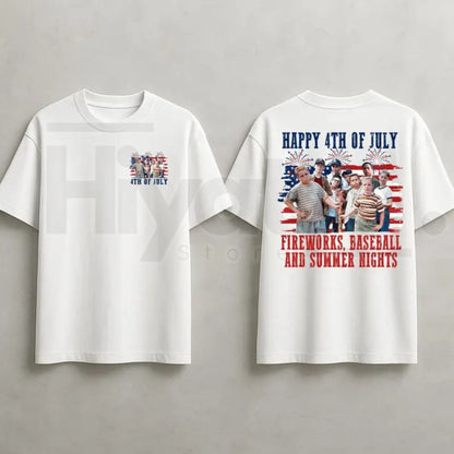 The Sandlot 4th of July T-Shirt – 1990s Movie Baseball Squad Independence Day Tee