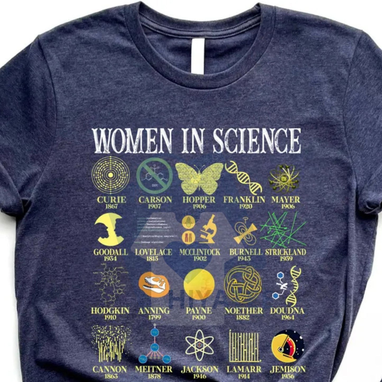 Women in Science T-Shirt – Female Scientist STEM Graphic Tee