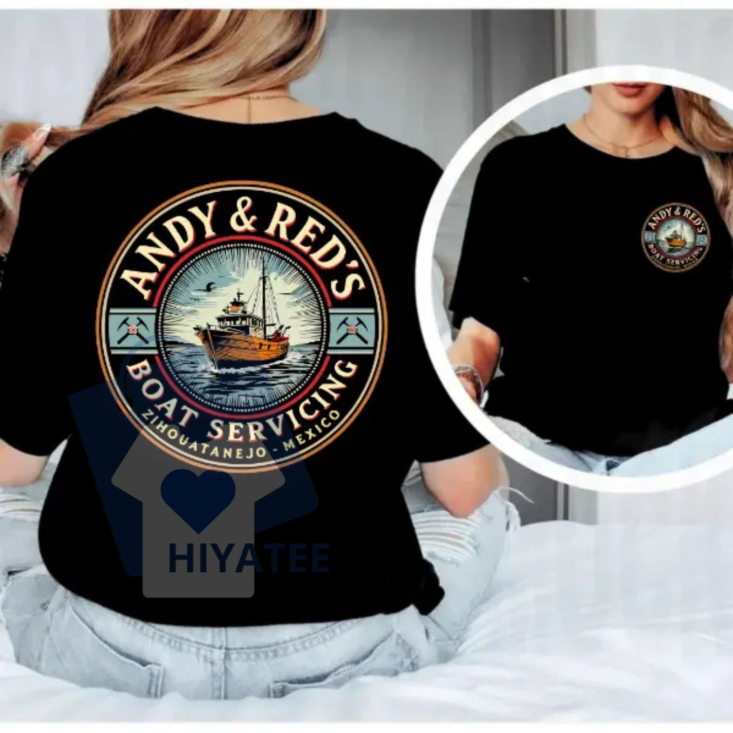 Andy & Red’s Boat Servicing T-Shirt – Shawshank Redemption Inspired Tee