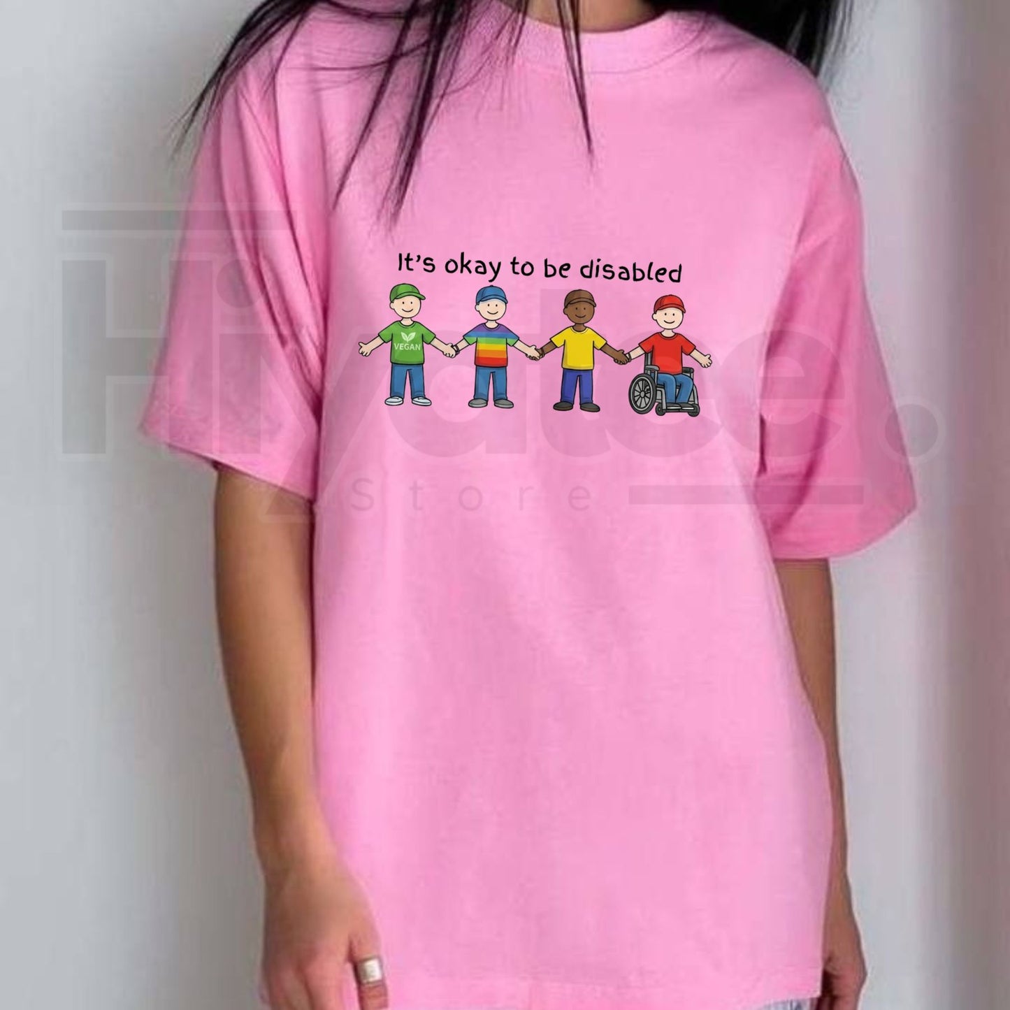 It's Okay To Be Disabled T-Shirt – Dark Humor Meme Unisex Tee