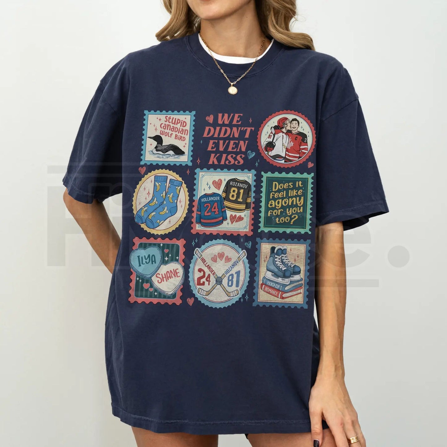 Comfort Colors® Heated Rivalry Connor & Ilya Shirt – Hockey Romance Fan Tee, Hollander Rozanov Love Gift
