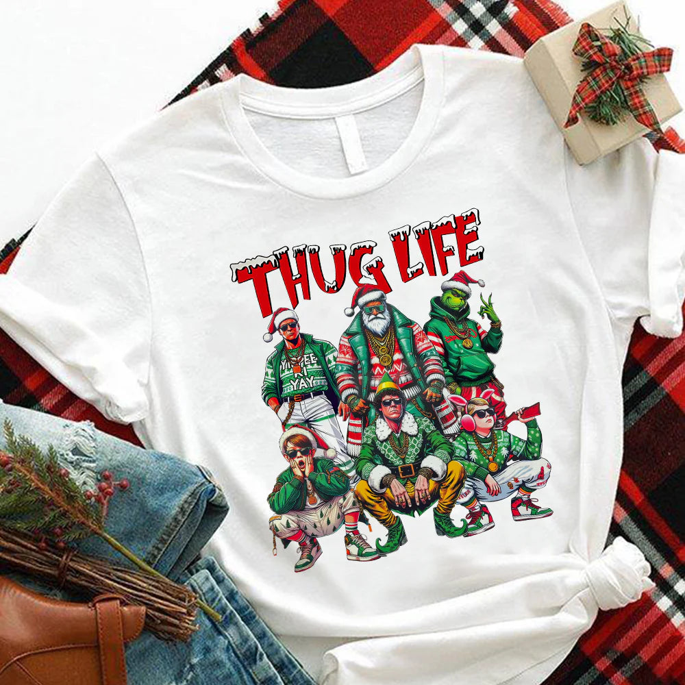 Thug Life Character Movie Christmas T-shirt, Sweatshirt, Hoodie