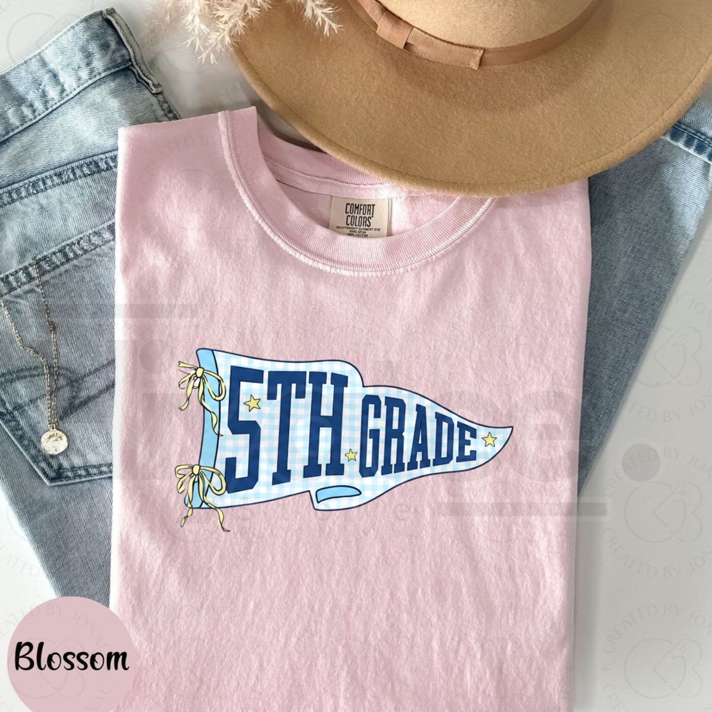 Custom Teacher Team Shirts Comfort Colors – Back to School Grade Level Tees, Personalized First Second Third Fourth Fifth Grade Teacher Gift