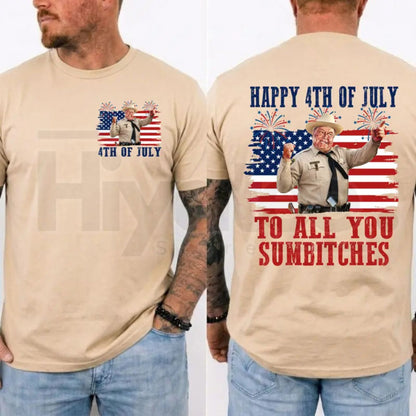 Smokey and the Bandit 4th of July T-Shirt – Funny Sumbitches Independence Day Tee