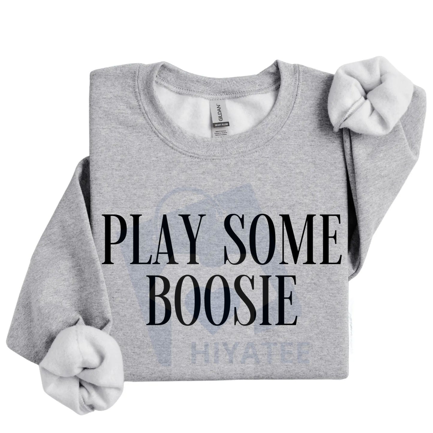 Play Some Boosie Sweatshirt: Boosie Crewneck Pullover, Hip Hop Music Fan Apparel, Unisex Rap Gift Idea