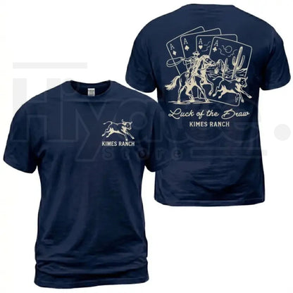 Kimes Ranch Luck Of The Draw T-Shirt – Western Rodeo Graphic Tee