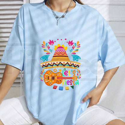 "Let’s Fiesta" – Vibrant Cinco de Mayo Mexican Celebration Top