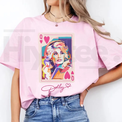 Dolly Parton Queen Of Hearts T Shirt – Vintage Country Music Tee