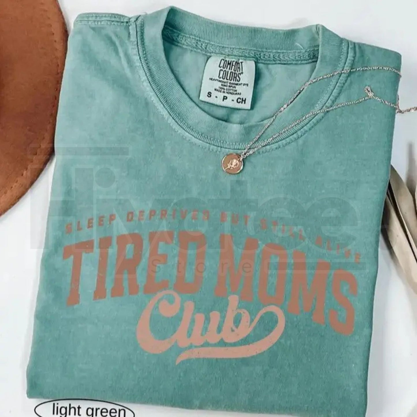 Comfort Colors® Tired Moms Club T-Shirt – Funny Motherhood Appreciation Gift Tee