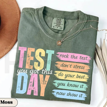 Comfort Colors® Test Day Teacher Shirt – State Testing & Test Coordinator Team T-Shirt