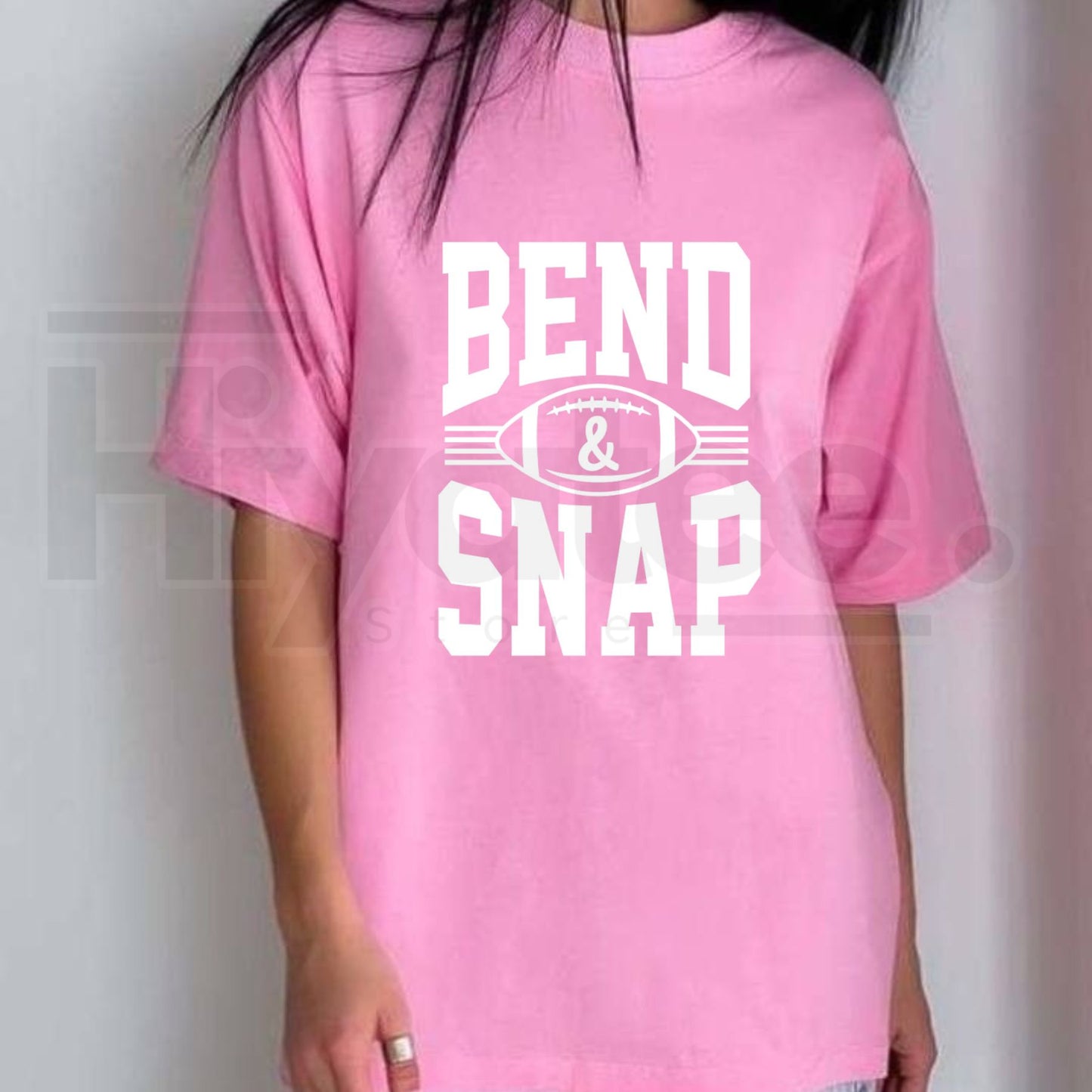 Bend & Snap Football Graphic T-Shirt – Funny Sports Mashup Tee