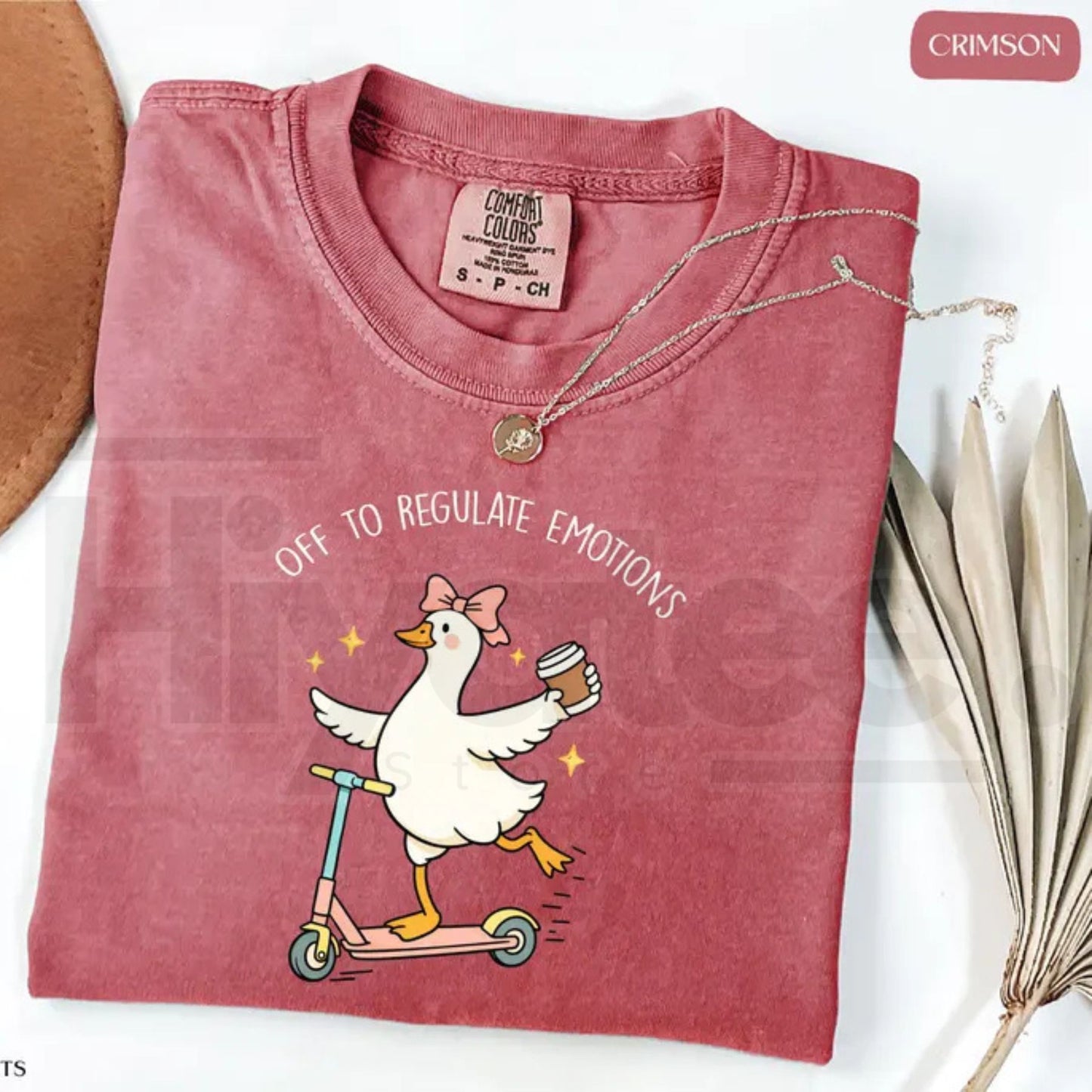 Comfort Colors Off To Regulate Emotions Shirt Silly Goose Mental Health Tee