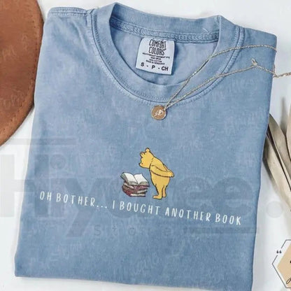 Comfort Colors Funny Book Bear Reading T-Shirt