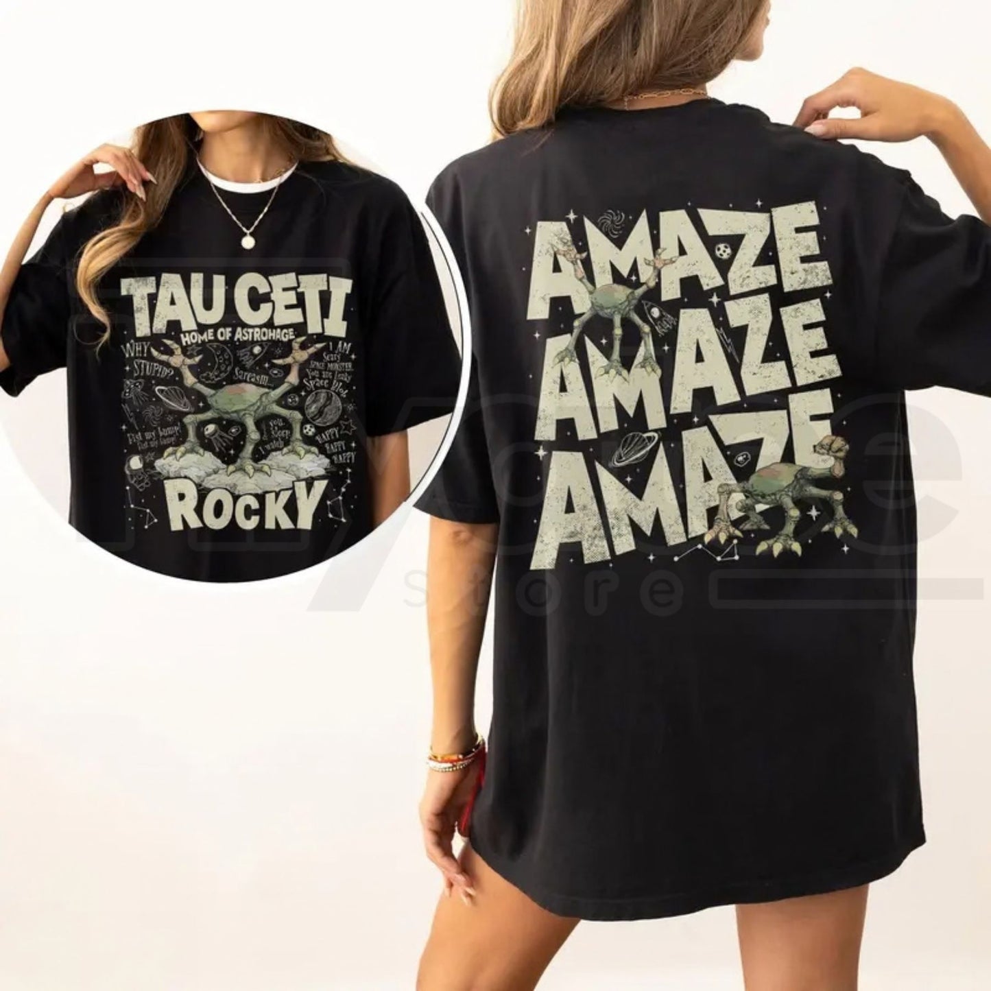 Comfort Colors® Rocky Tau Ceti T-Shirt – Project Hail Mary "Amaze Amaze Amaze" Jazz Hands Sci-Fi Gift