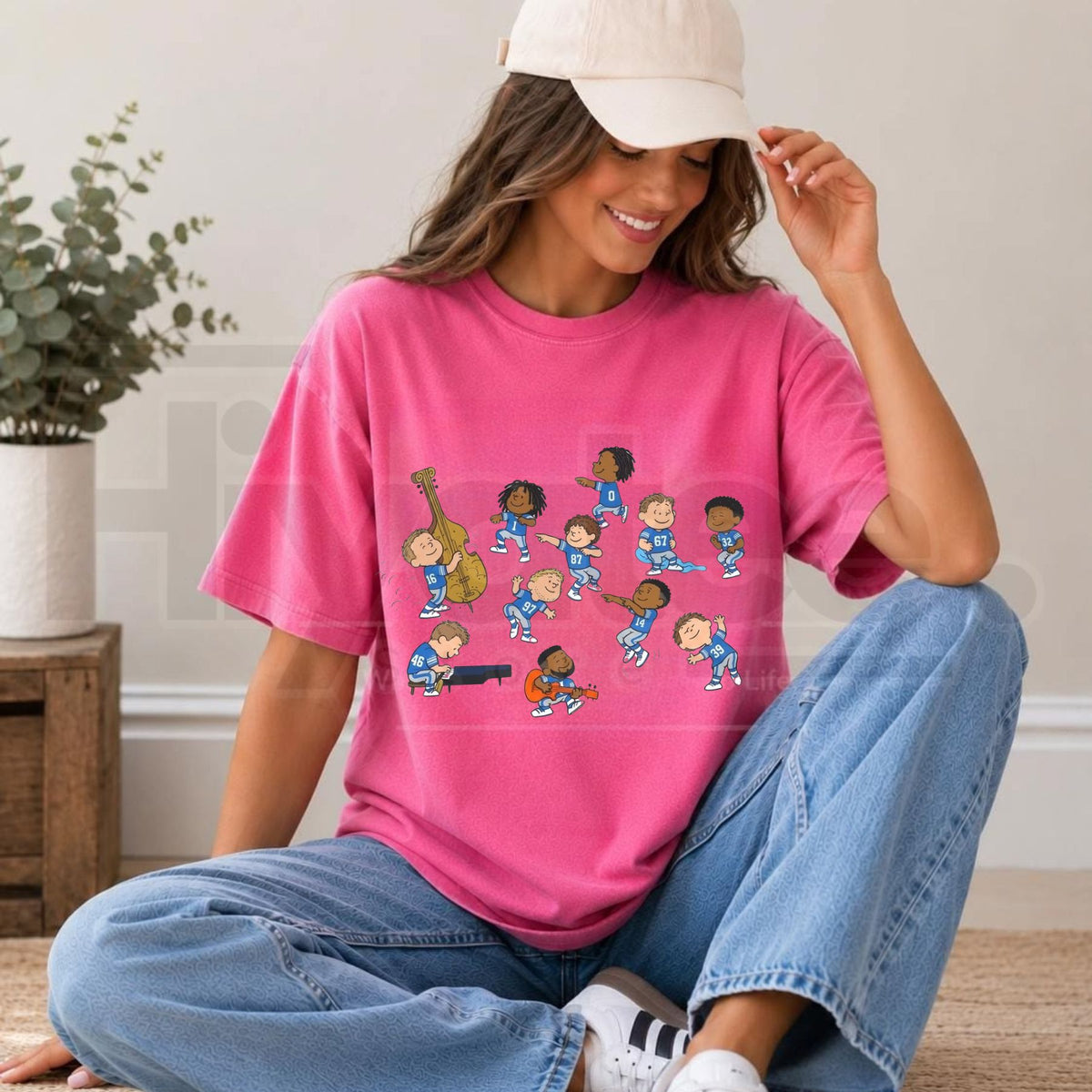 Comfort Colors Detroit Players Dance T-Shirt – Vintage Hip Hop Urban Streetwear Tee