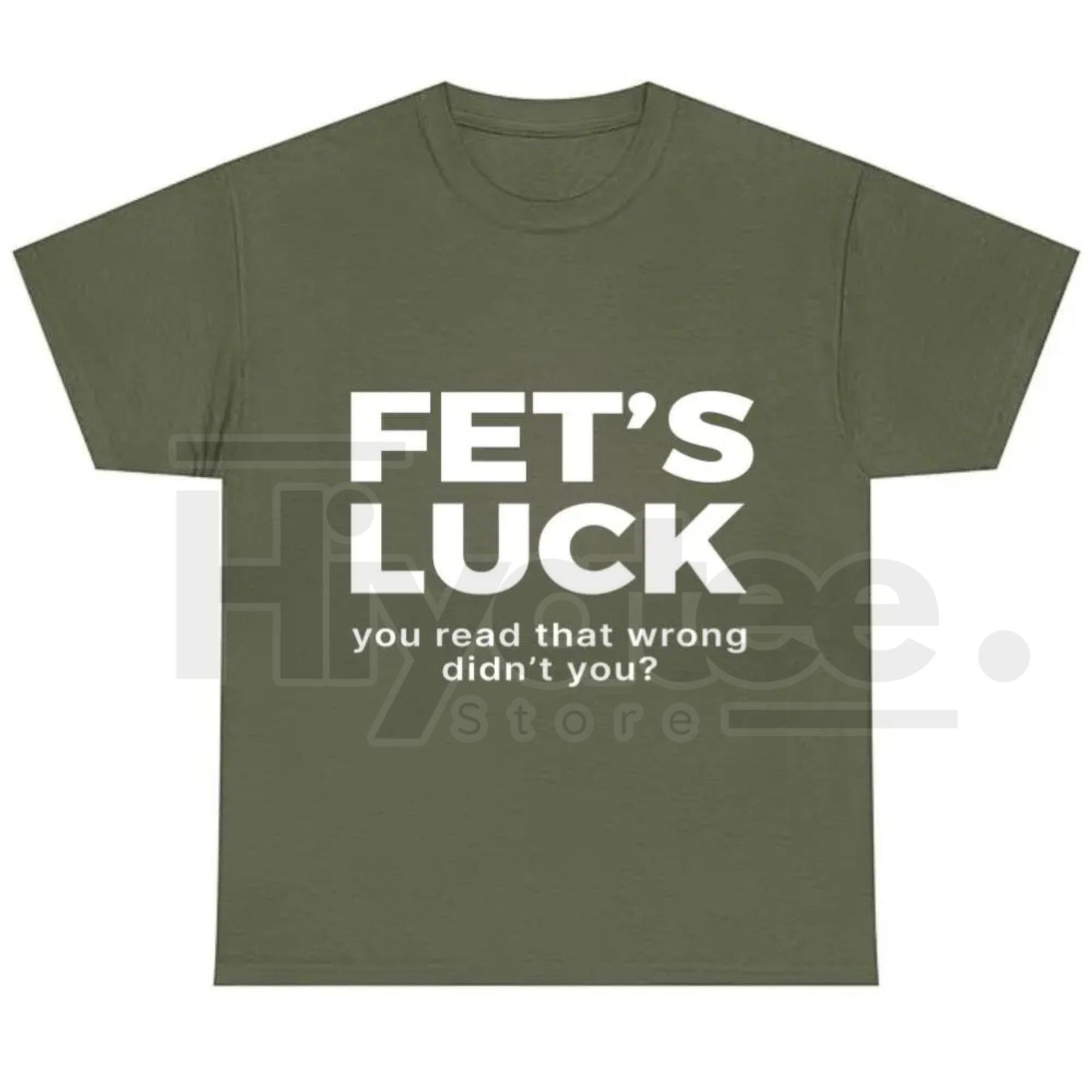 FET'S LUCK Optical Trick Shirt – Trending Humor Graphic Tee (Unisex)