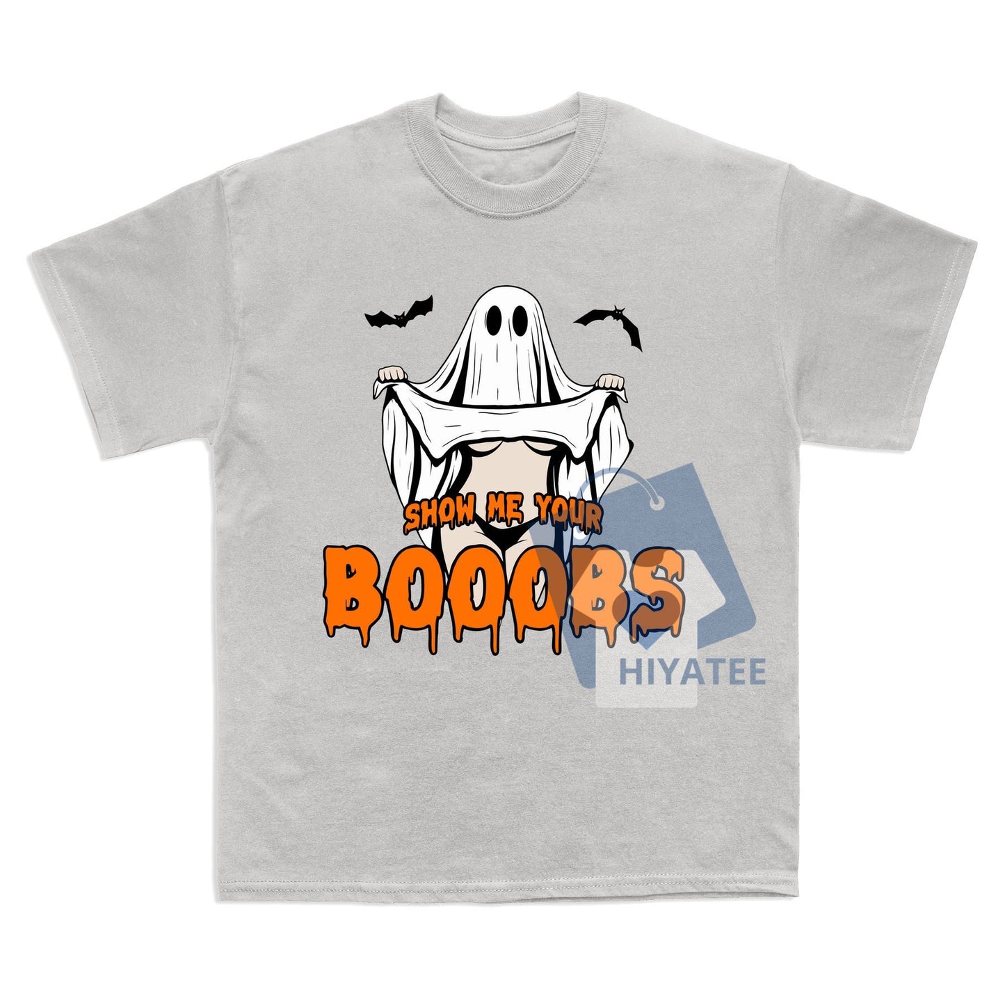 Funny Halloween Ghost T-Shirt – Spooky Season Tee with Trendy Sublimation Print