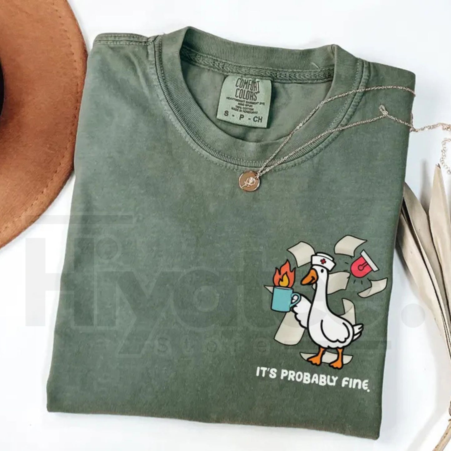 Comfort Colors Nurse Goose Shirt Funny Silly ER RN Practitioner Tee