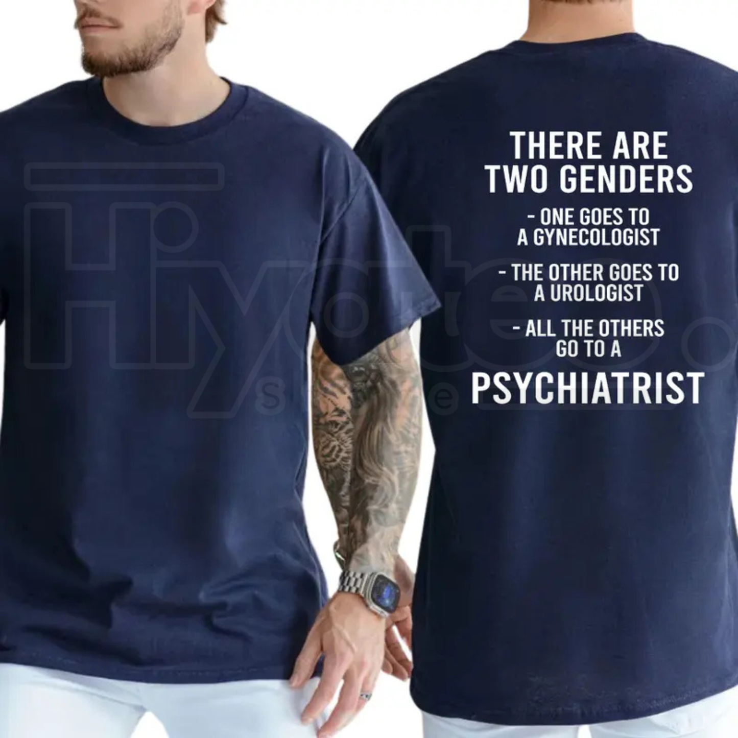 "There Are Two Gndrs" – Bold Sarcastic Political Statement Top