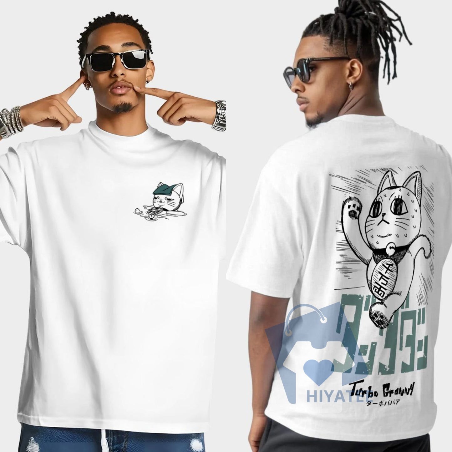 Turbo Granny Dandadan T-Shirt – Okarun & Momo Ayase Anime Graphic Tee for Fans