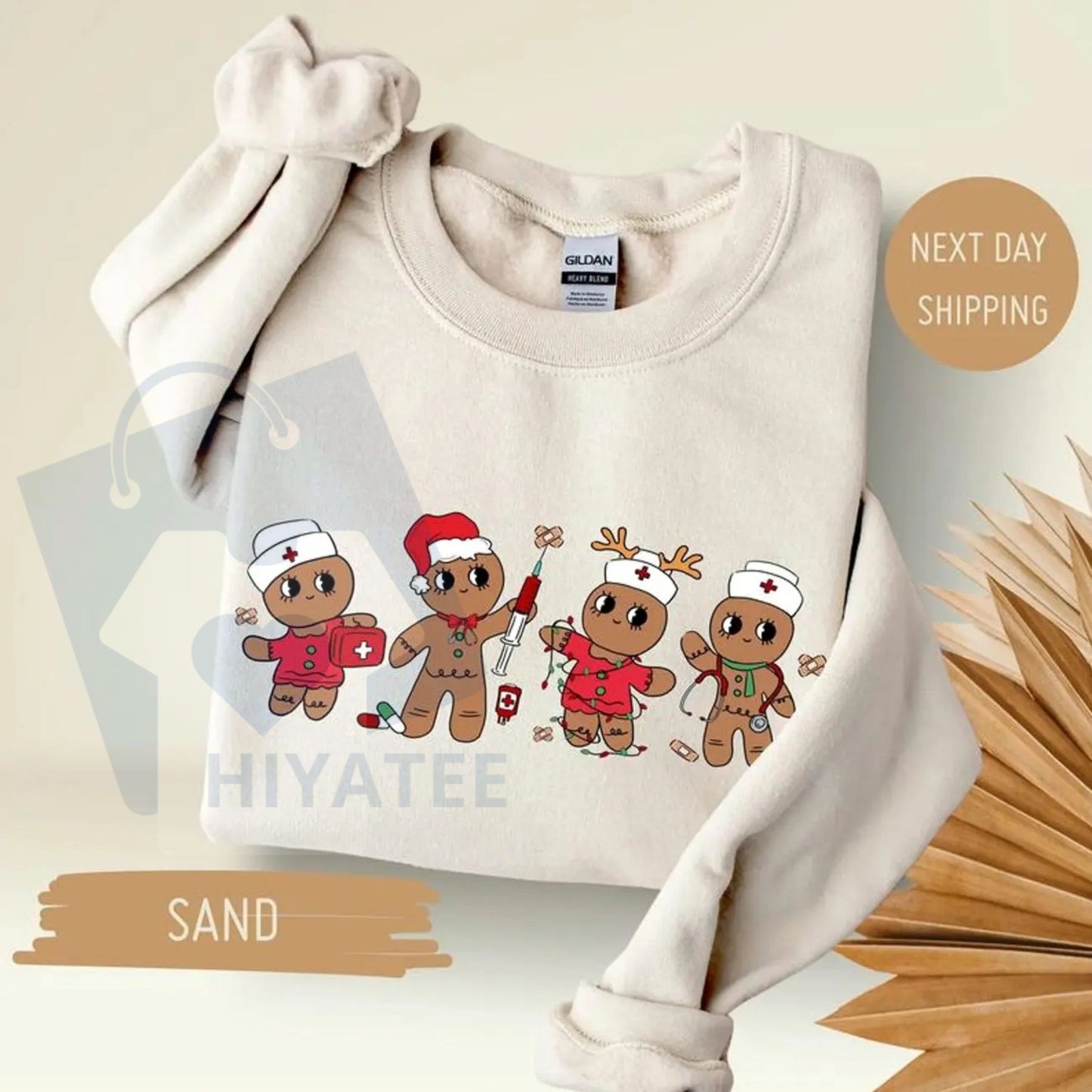 Christmas Nurse Gingerbread Sweatshirt: Trending Unisex Graphic, Casual Outfit, Perfect Xmas Gift For Men And Women