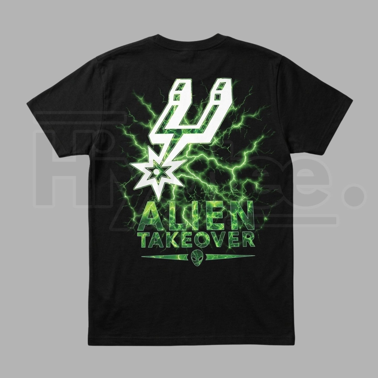 Retro Alien Takeover T-Shirt – Vintage Sci-Fi UFO Extraterrestrial Graphic Tee