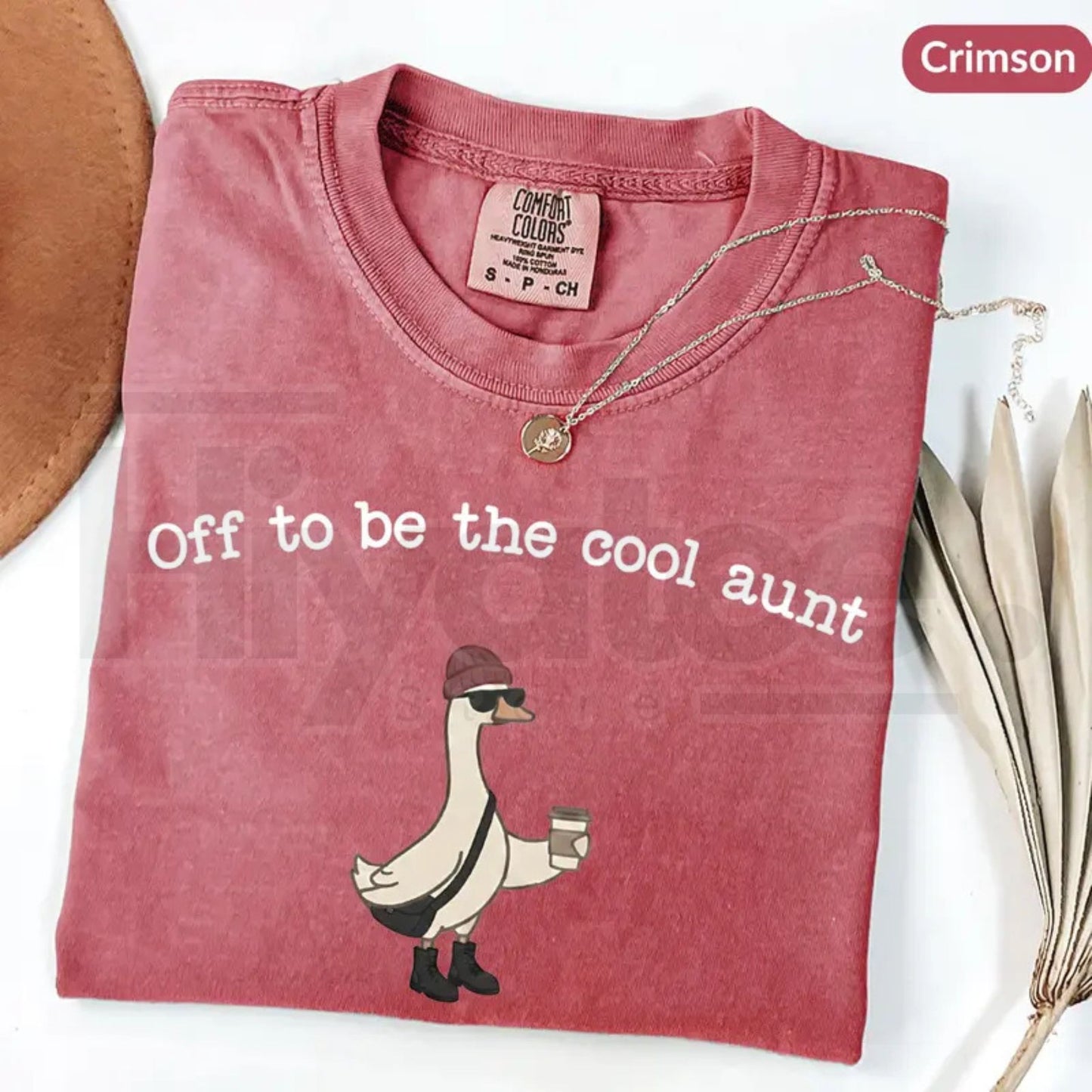 Comfort Colors® Auntie Silly Goose Shirt – Cool Aunt Club Pregnancy Announcement Tee