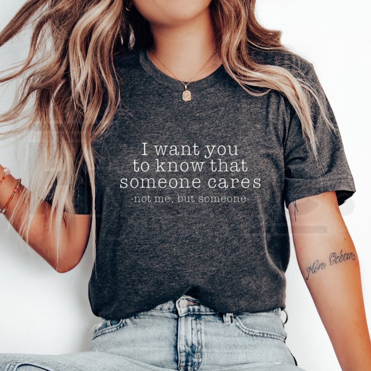 "Someone Cares Not Me" – Funny Sarcastic Quote Graphic Top